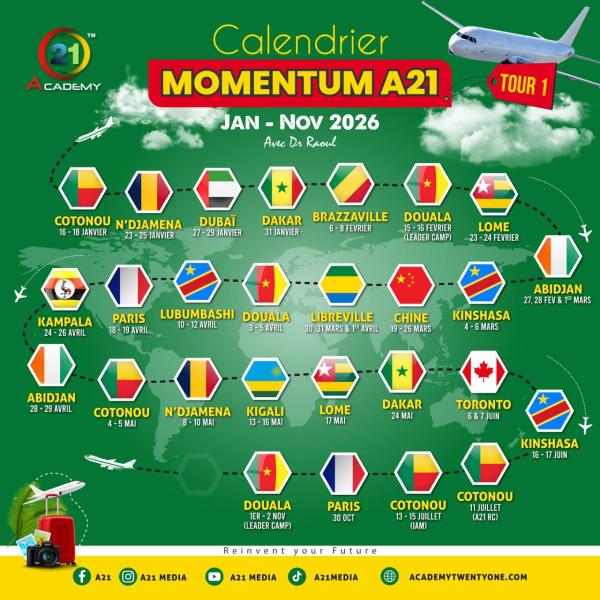 MOMENTUM A21 - JANVIER À NOVEMBRE 2026