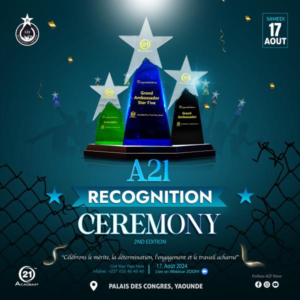 A21 RECOGNITION CEREMONY - 2nd EDITION